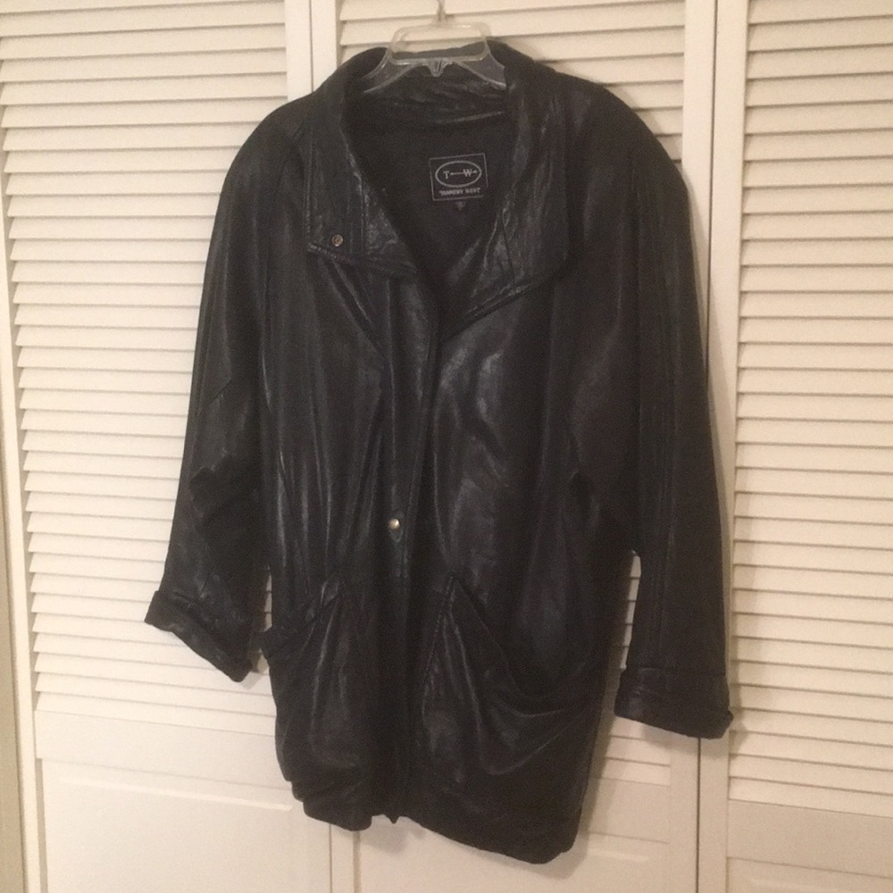 Tannery West vintage real leather jacket
